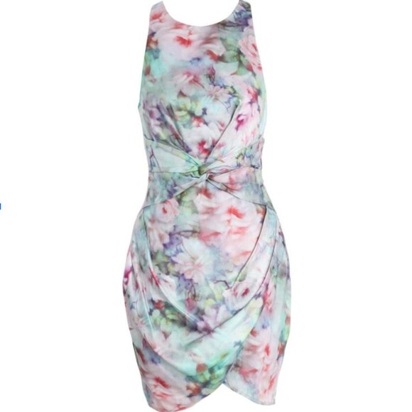 ZIMMERMANN Dazed Blur Twist Silk Dress - BNWT - size 0 - Picture 5 of 5